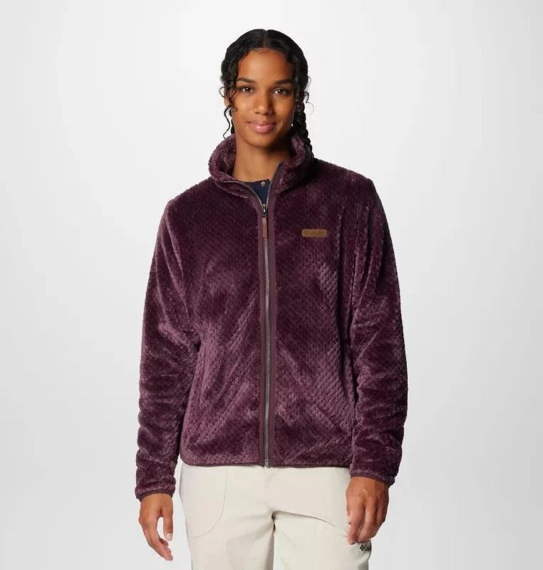 Elegant Style Women's Fire Side II Sherpa Full Zip Fleece Jacket