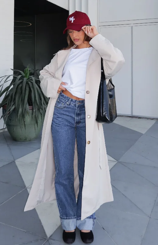 Save On Inspired Styles Keep A Secret Trench Coat Dove