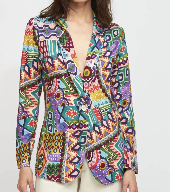 Stylish Statements Margot Jacket In Multi
