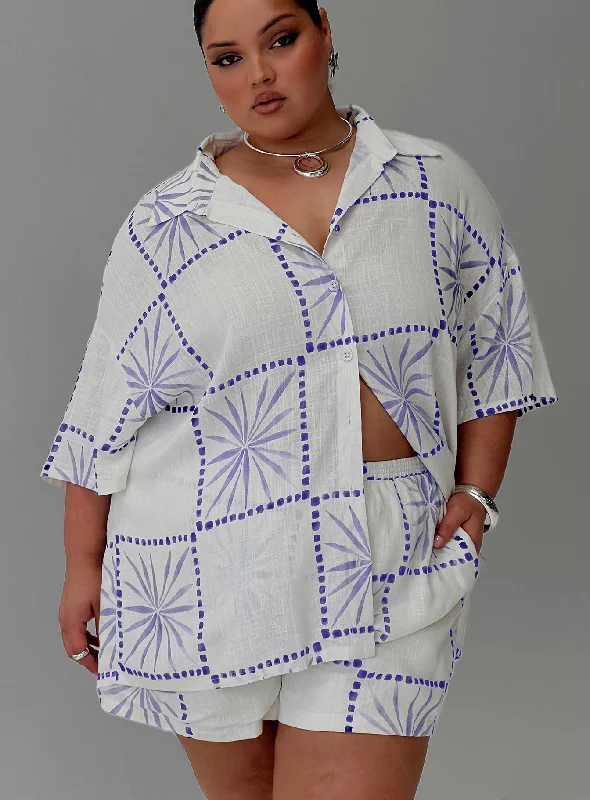 Luxury Fashion for Women Star Star Set White / Blue Curve