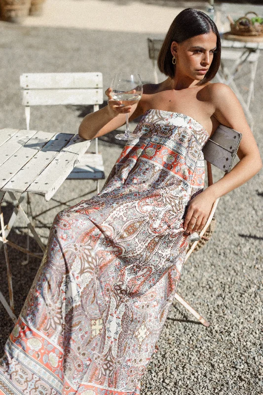 Unbeatable Deals Sarah Strapless Jumpsuit - Multi