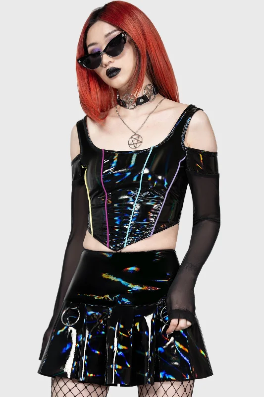 Dreamy Aesthetic Midnight's Magic Corset Top
