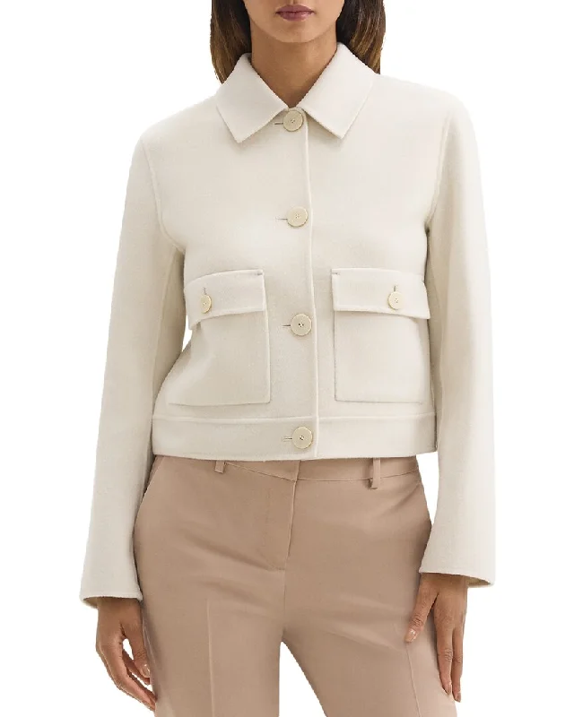 Fashion Frontiers Theory Wool & Cashmere-Blend Jacket