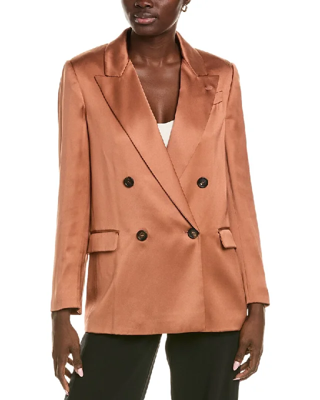 Wardrobe Refresh Brunello Cucinelli Silk Blazer