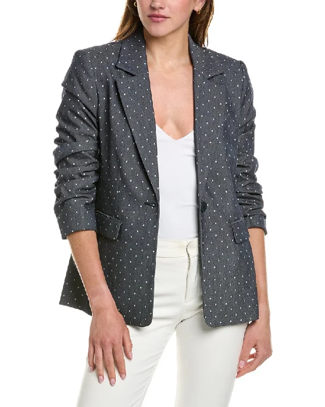 Wardrobe Upgrade Elie Tahari Ruched Blazer