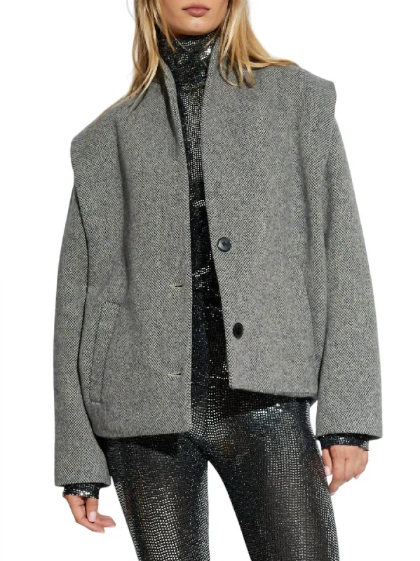 Runway Inspired Wear Drogo Jacket In Black Ecru