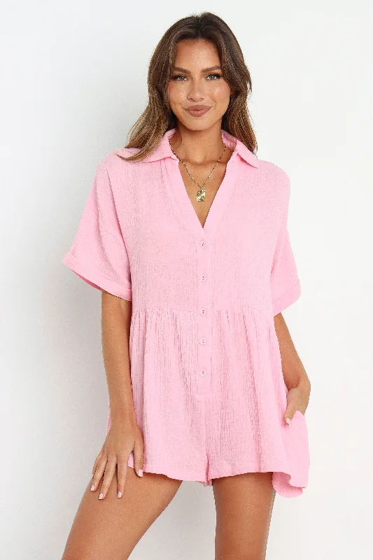 Exclusive Sale Winny Romper - Pink