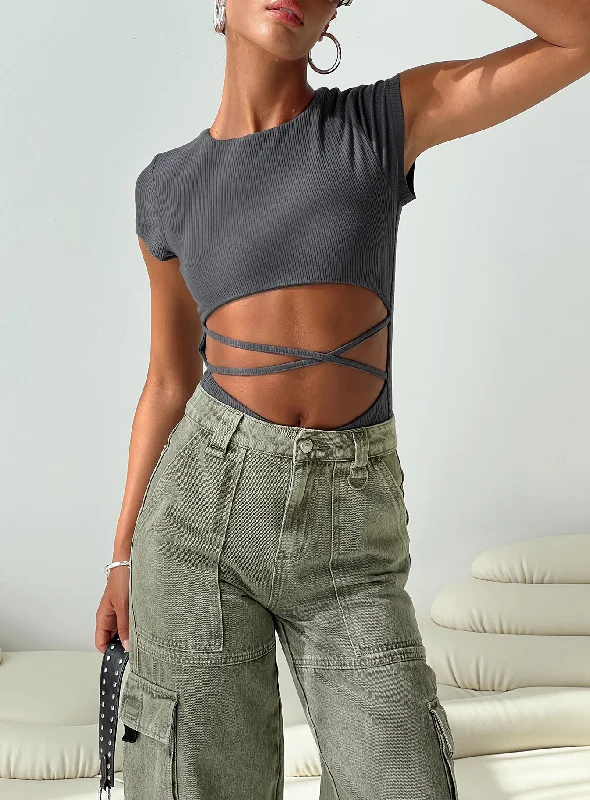 Versatile Wardrobe Essentials Nicola Bodysuit Slate