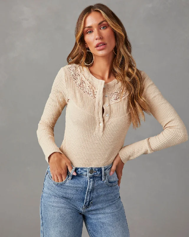 Odd Size Clearance Sale Estes Button Front Long Sleeve Bodysuit