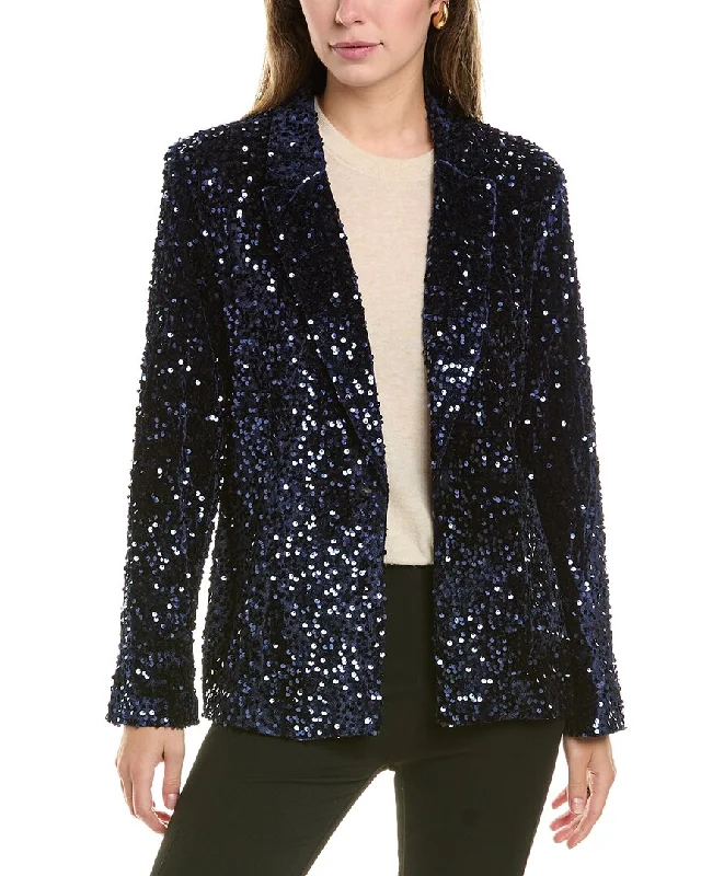 The Epitome Of Modern Women's Fashion Nanette Nanette Lepore Velvet Sequin Jacket