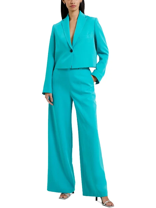 Gorgeous Glamour Collection Womens Cropped Suit Separate One-Button Blazer