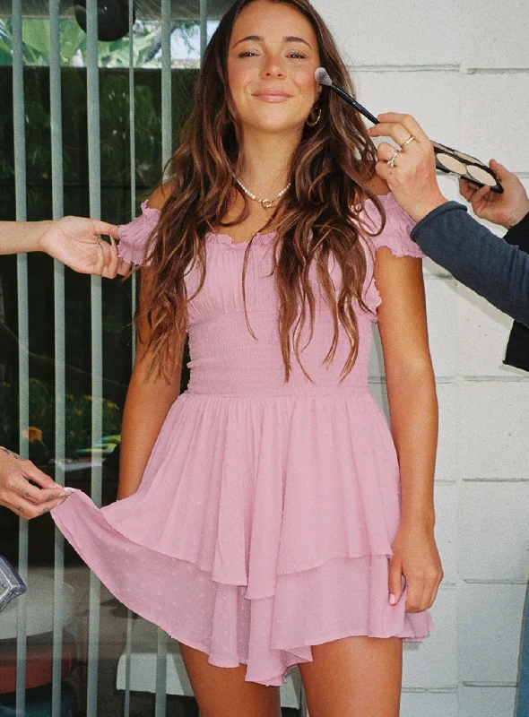 Wardrobe Upgrade The Love Galore Romper Baby Pink