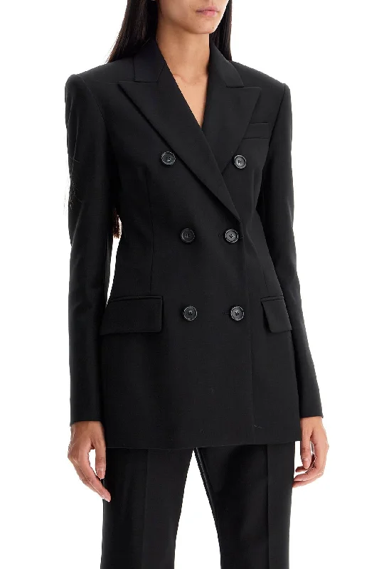Special Offers Sportmax 'adamo Double-Breasted Stretch Wool