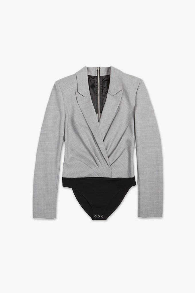 Fashion Forward MARYSE BODYSUIT | FUMO GREY