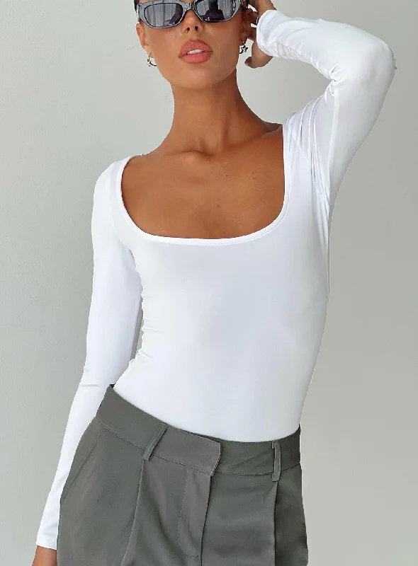 Cutting Edge Fashion Ellery Bodysuit White