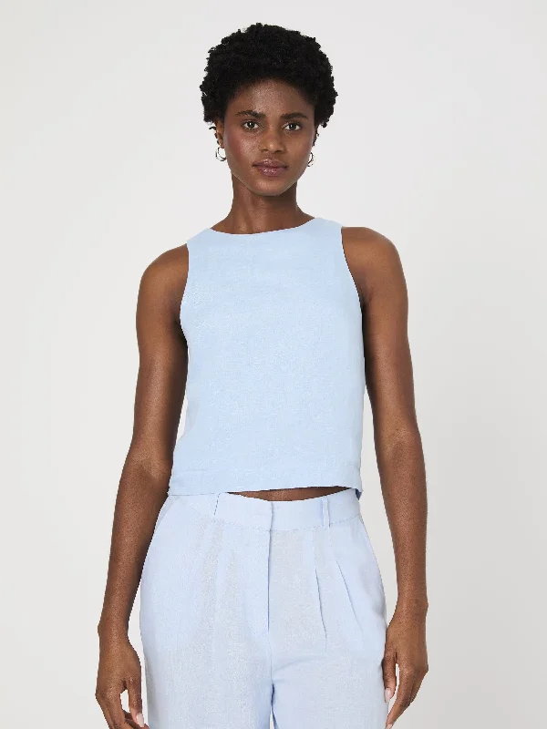 Timeless Elegance Redefined Birdie Linen Swing Top