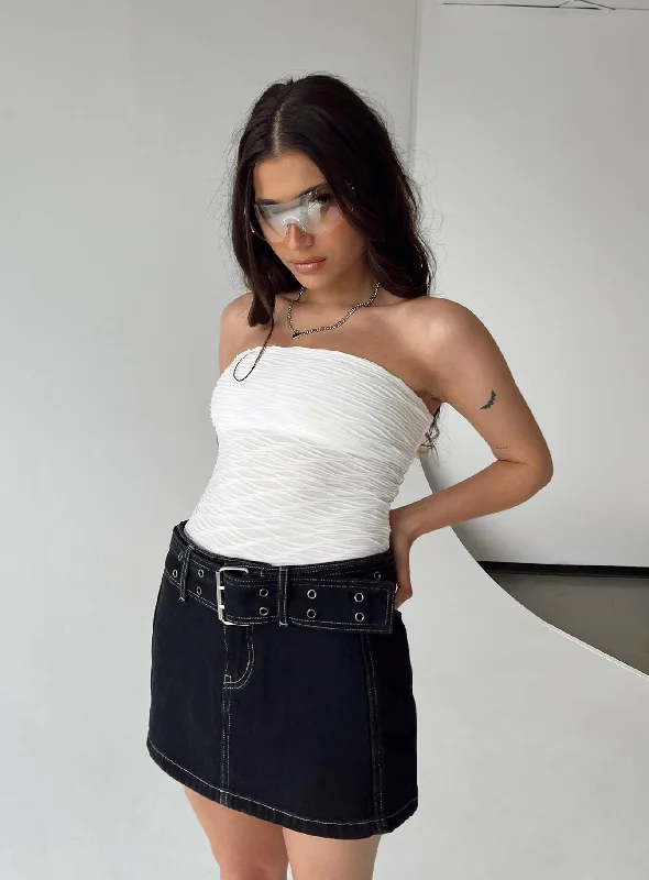 Limited Stock, Big Discounts Makena Strapless Bodysuit White Petite