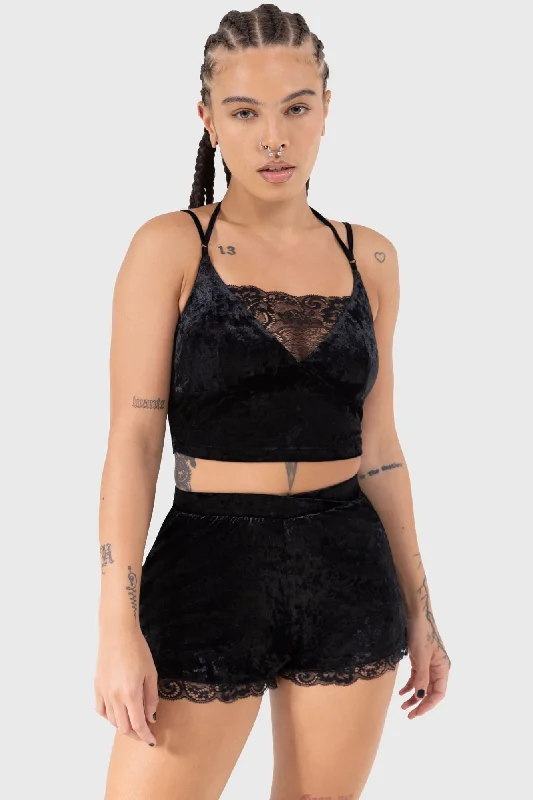 Hot Trends Burnt Obsidian Shorts