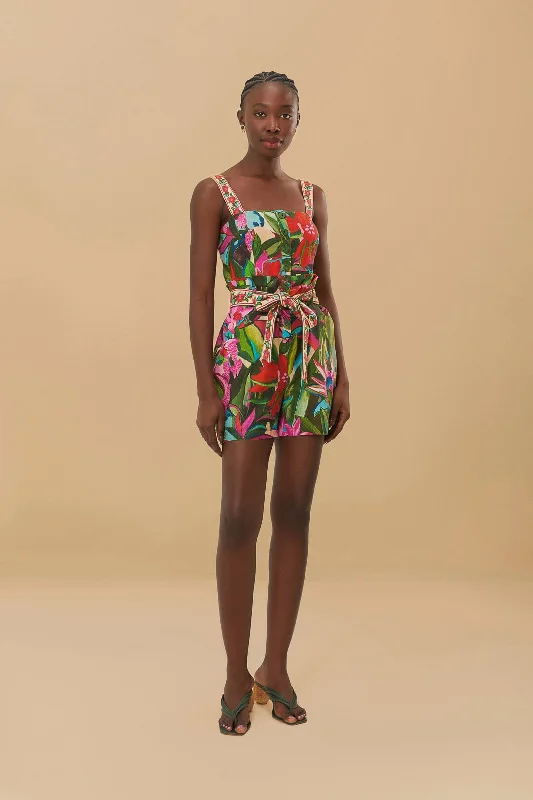Trend Driven Wardrobe Multicolor Jardin De Reve Romper