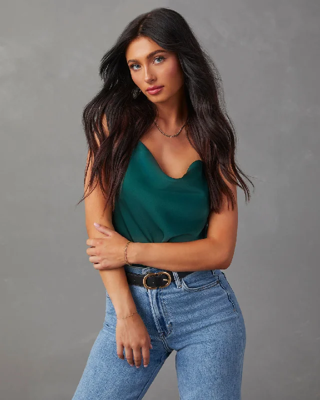 Designer Wear On Sale Rachel Leigh Cowl Neck Bodysuit