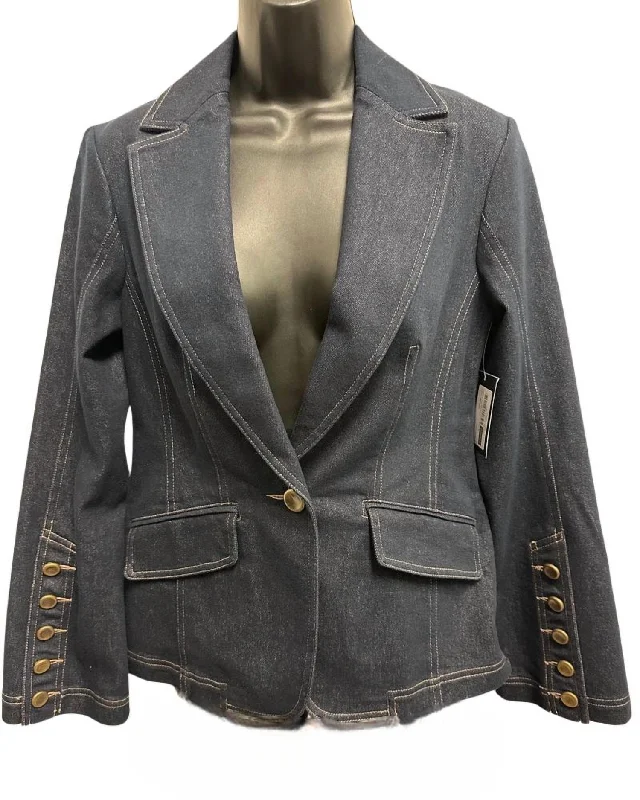 Quality Driven Apparel Amphora Jacket In Indigo