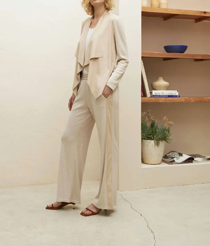 Trendsetting Threads Eco Suede Jacket In Beige
