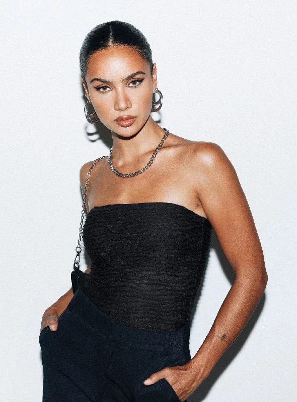 Unbeatable Prices Makena Strapless Bodysuit Black