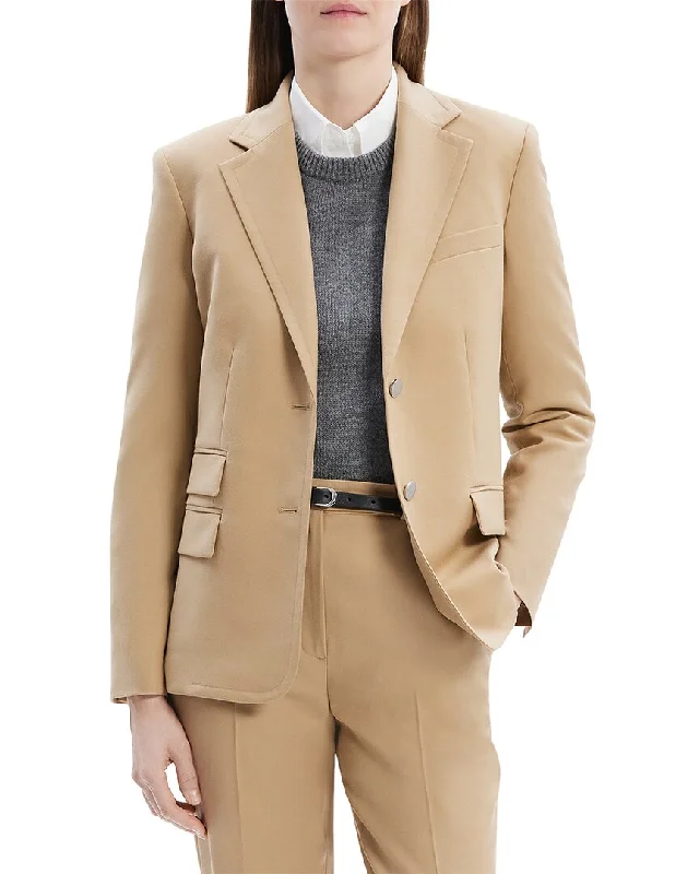 Chic Trend Collection Theory Wool Tailor Jacket