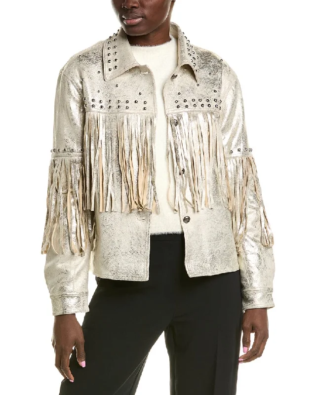 Odd Size Clearance Sale Beulah Fringe Jacket