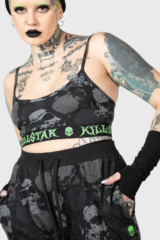 Vintage Charm Tzompantli Crop Top