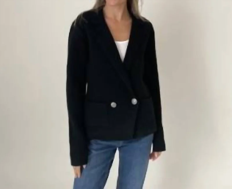 Elegant Style Heller Blazer In Black