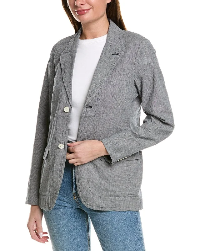 Pastel Styles ALEX MILL Boy Linen-Blend Blazer
