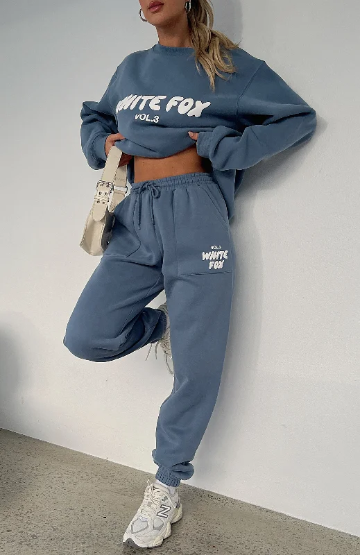 Art Deco Geometric Pattern Look Offstage Sweatpants Ocean