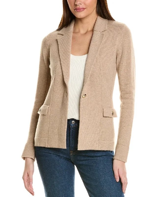 Style Beyond Borders Bruno Magli Wool & Cashmere-Blend Sweater Blazer