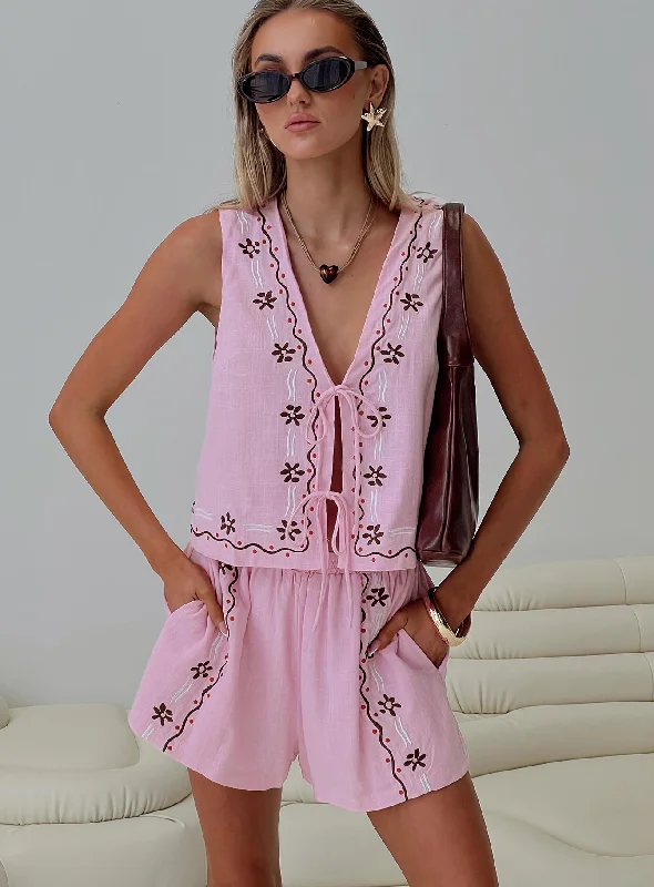 Chic Style Bellamore Set Pink