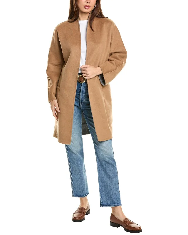 Step Ahead, Lead The Trend Vince Reversible Wool-Blend Car Coat