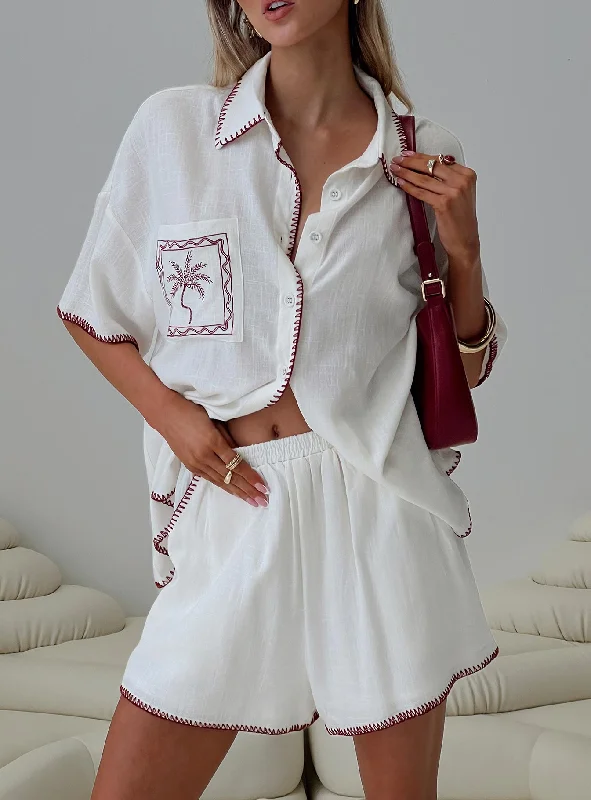 Graceful Movement Palm Set White