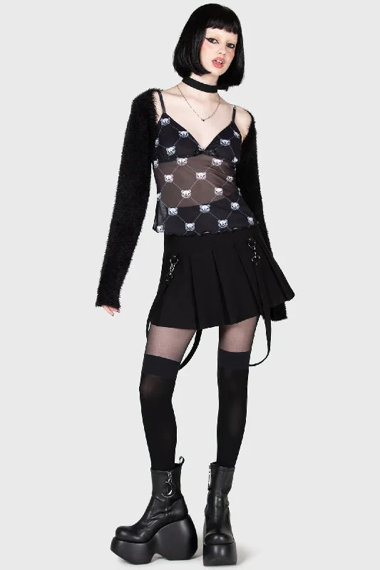 Fashion Essentials Mono Bear Cami Top