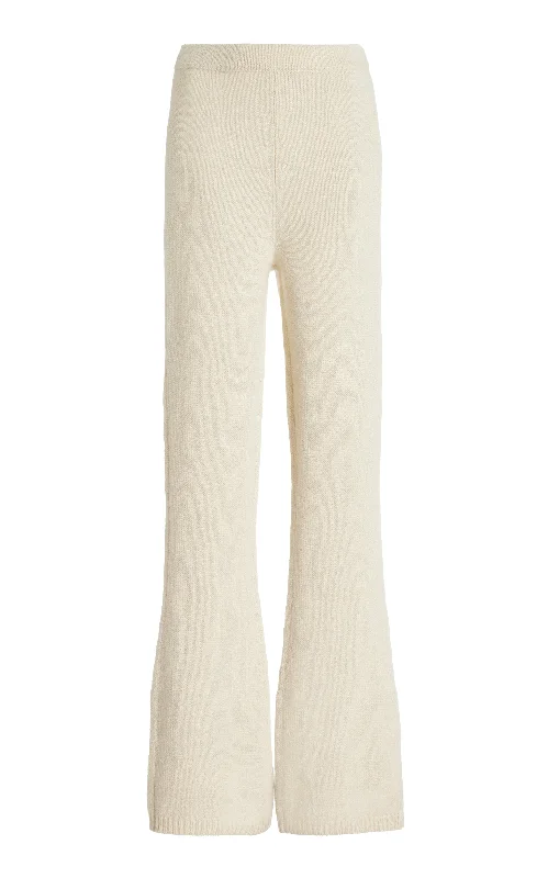 Buy More, Save More Ornston Knit Pant in Ivory Cashmere