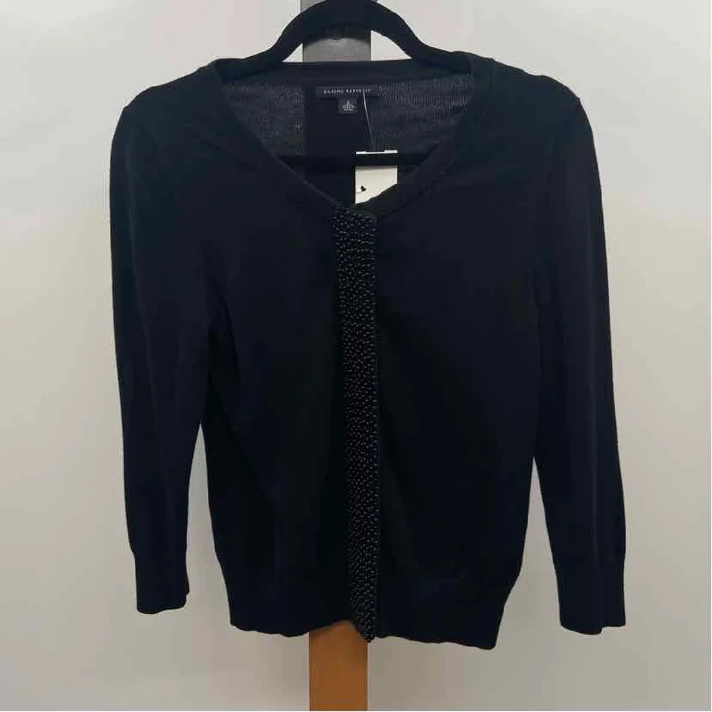 Trendy Styles Banana Republic Women's Size S Black Beaded Cardigan