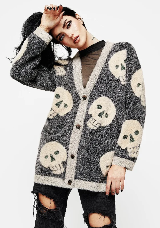 Stylish Looks Crania Fluffy Knit Cardigan
