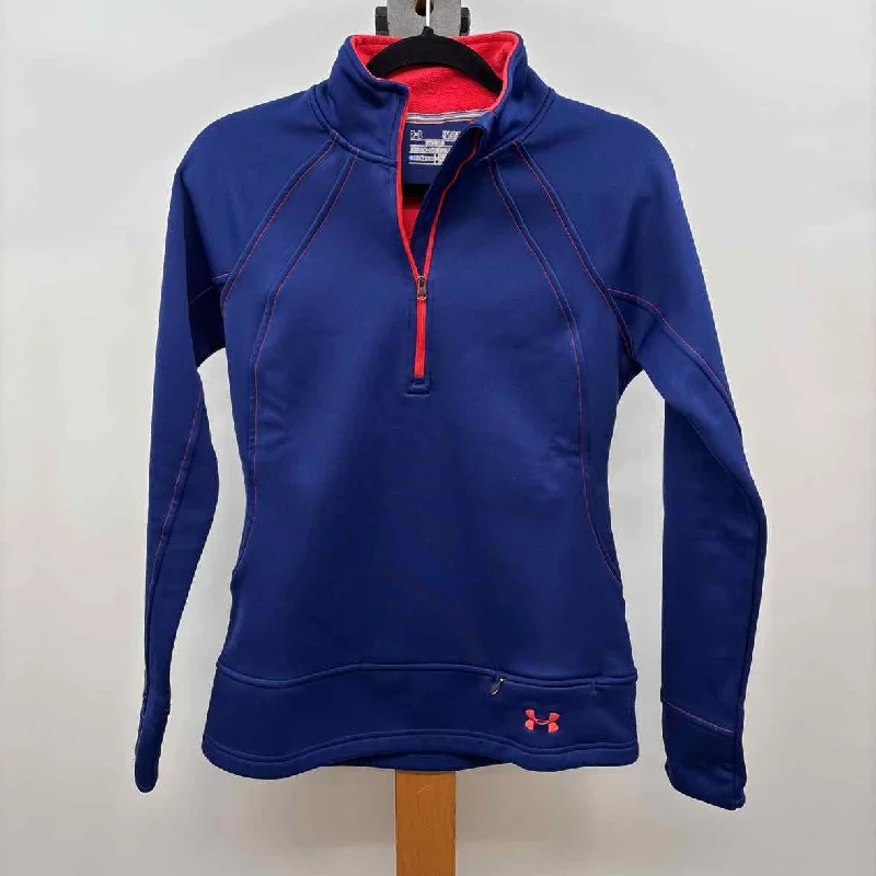 Trendy Attire For Her Under Armour Women's Size S indigo Solid Sweatshirt