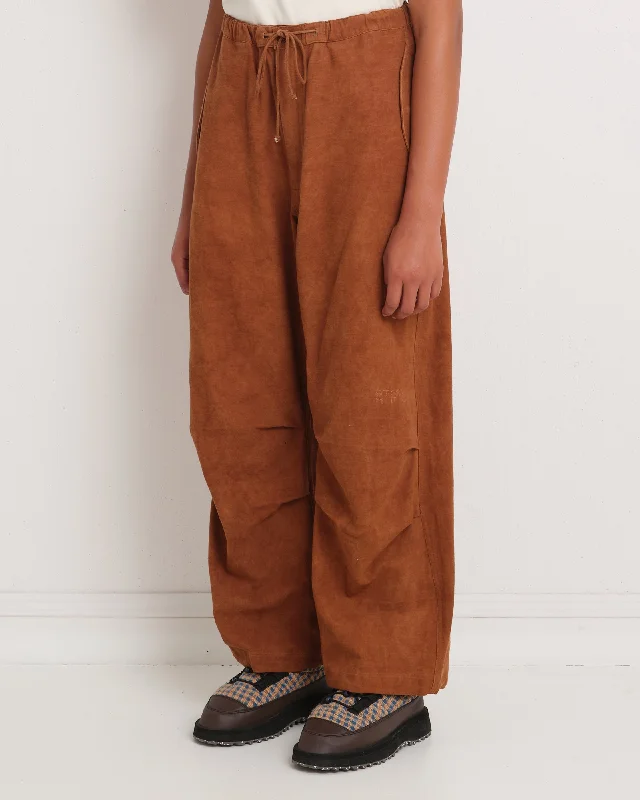 Day To Night Styles Paco Pants - Bark Brown Slub