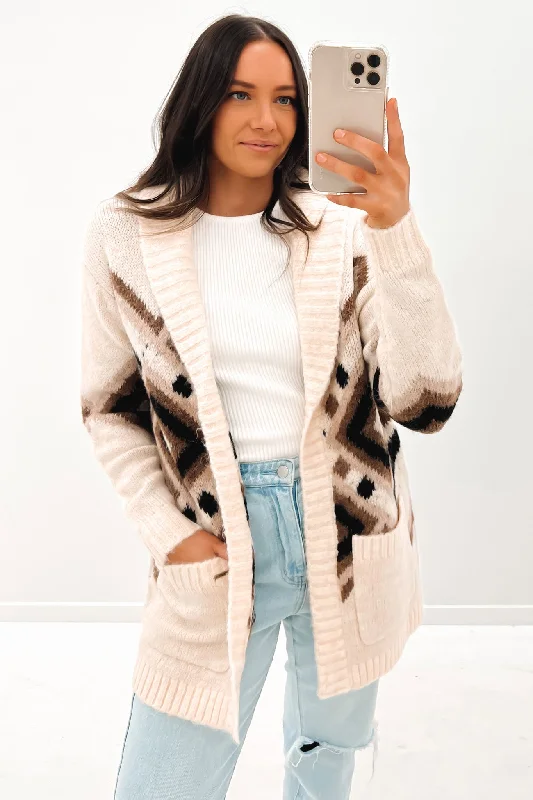 Classic Timeless Elegant Style Timeless Women's Clothing AW Peow Sweater Sand
