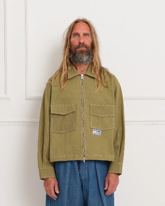 Redefining Women's Fashion 555 Jacket - Olive Wonky-Wear