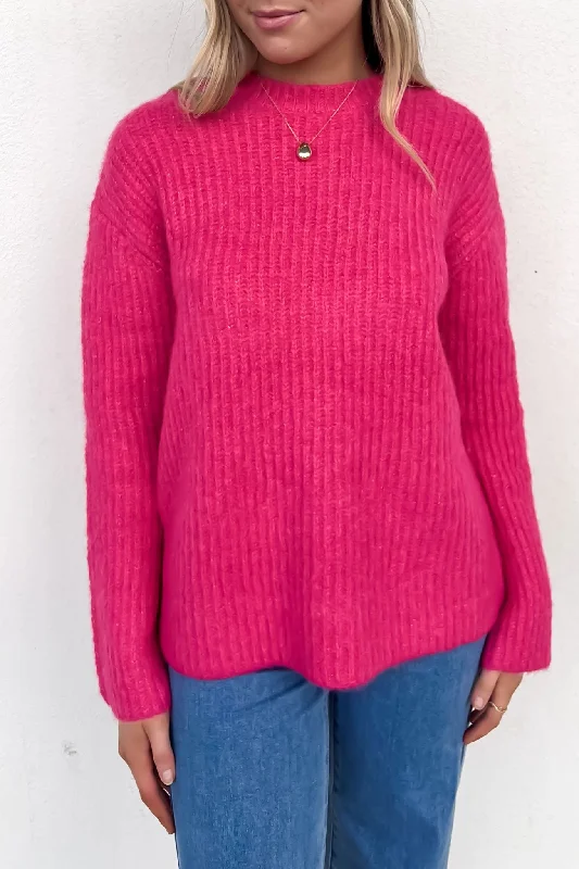 Bold Fashion Stylish Women's Outfit Briana Sweater Pink