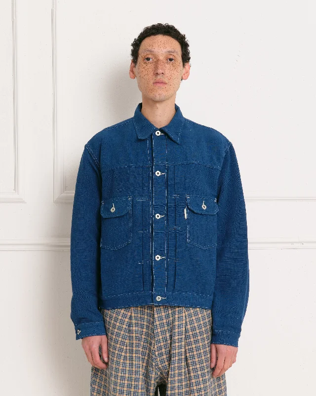 Luxe Layering Tuesday Jacket - Indigo Handloom