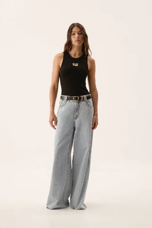 Score Big On Glamorous Red - Carpet Styles Leia Logo Tank