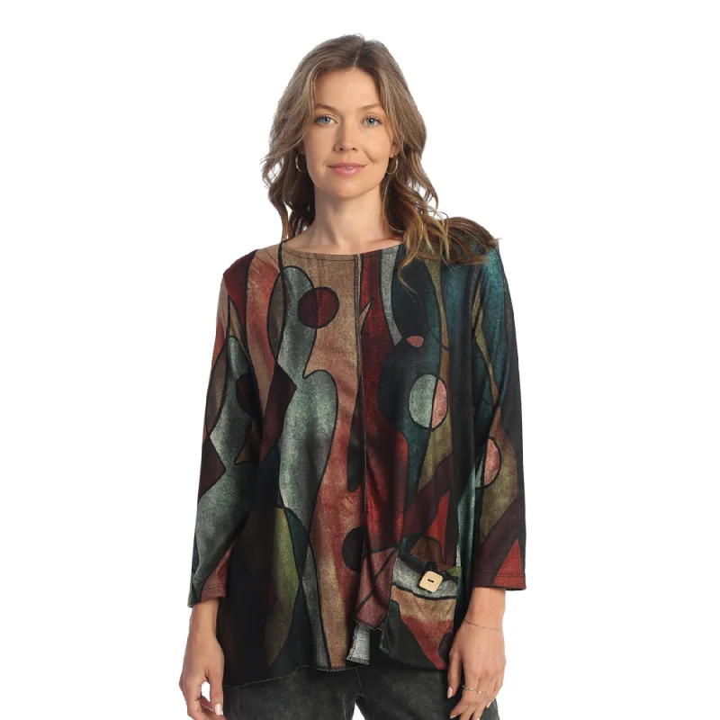 Stylish Savings “Tom Tom” Brushed Knit Tunic Top - FB2-1867