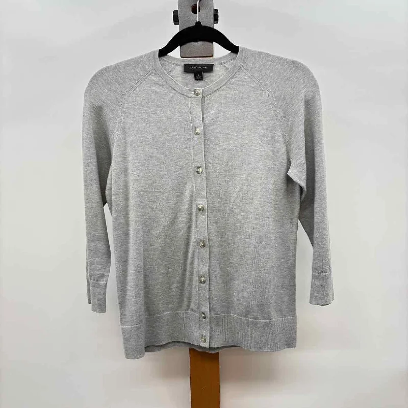 Limited Time Deal Ann Taylor Women's Size S Gray Heathered Cardigan